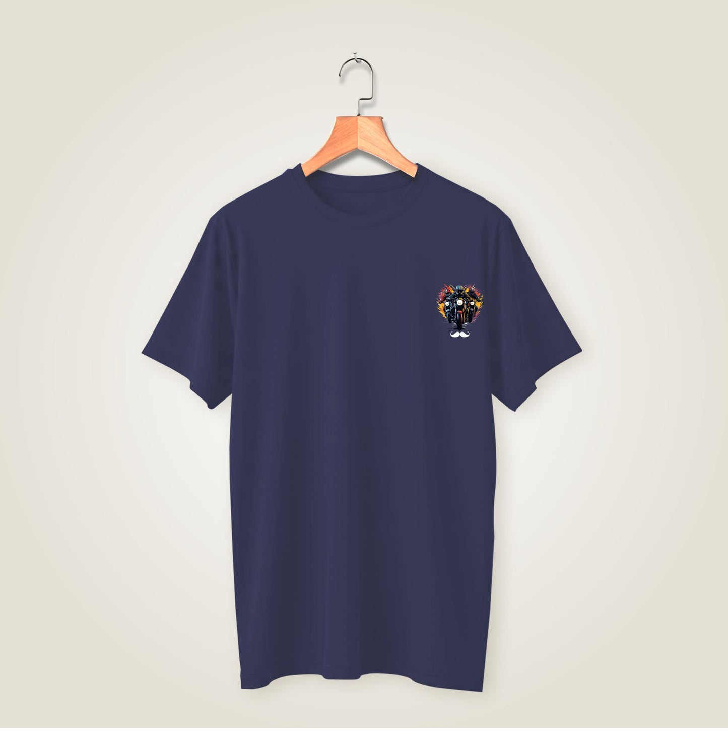 Bhokals Premium Oversized Front & Back Printed T-Shirt for Men - Biker