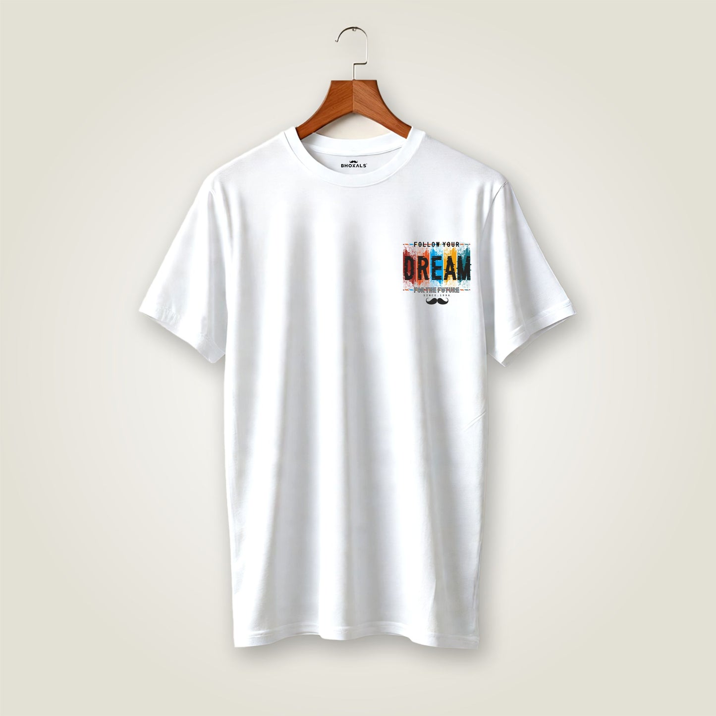 Bhokals Premium Oversized Front & Back Printed T-Shirt for Men - Dream