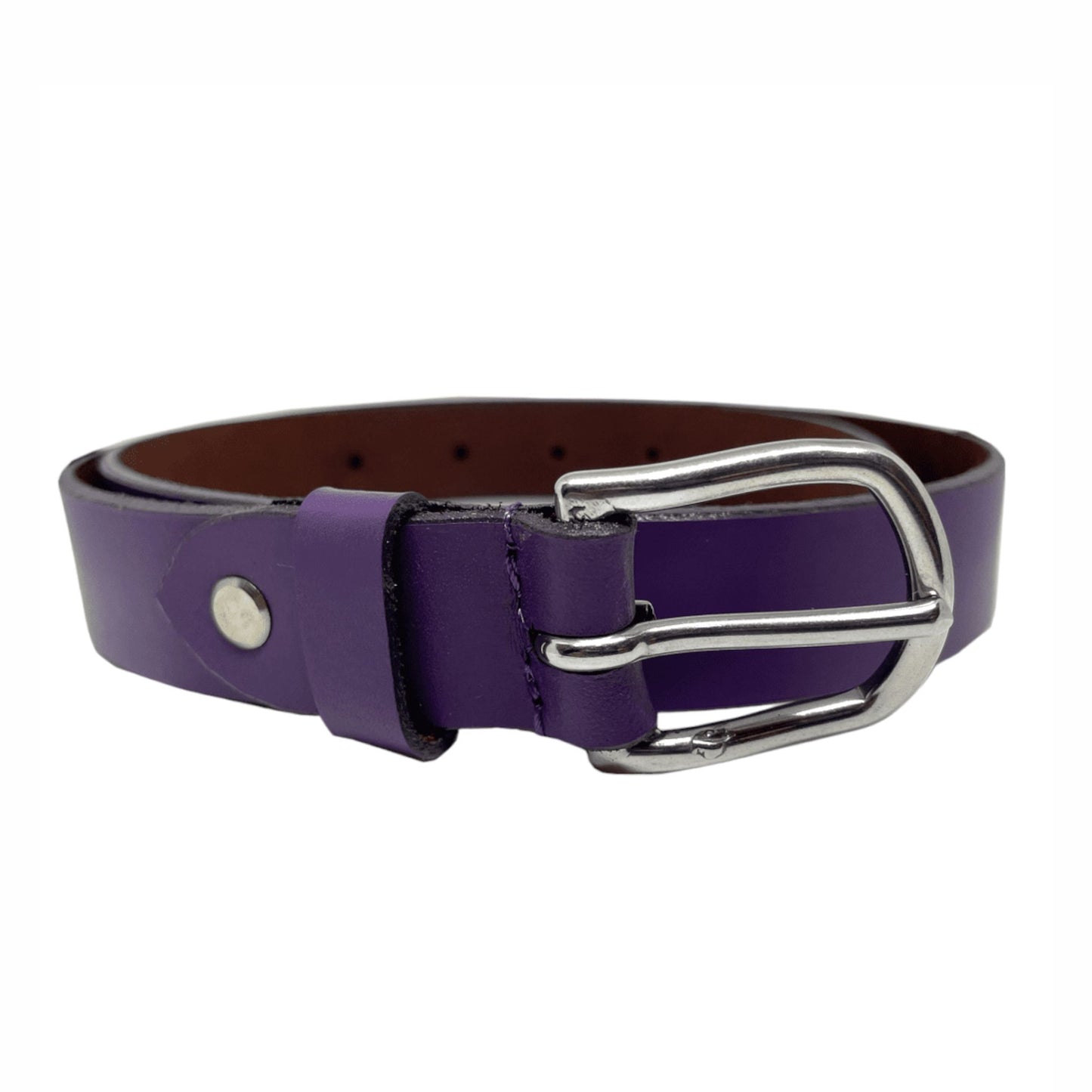 Bhokals Women Purple Leather Belt