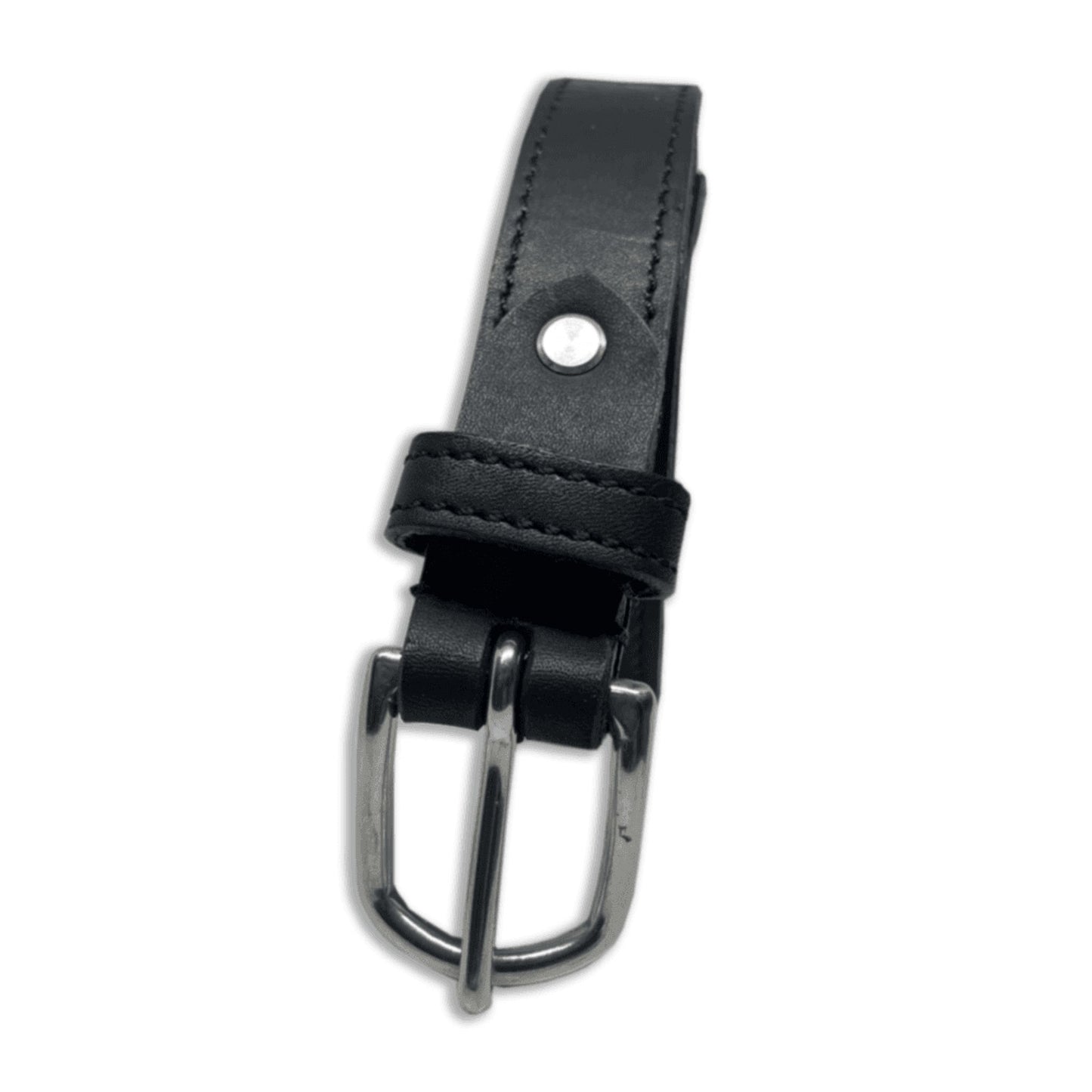 Bhokals Women Black Leather Belt