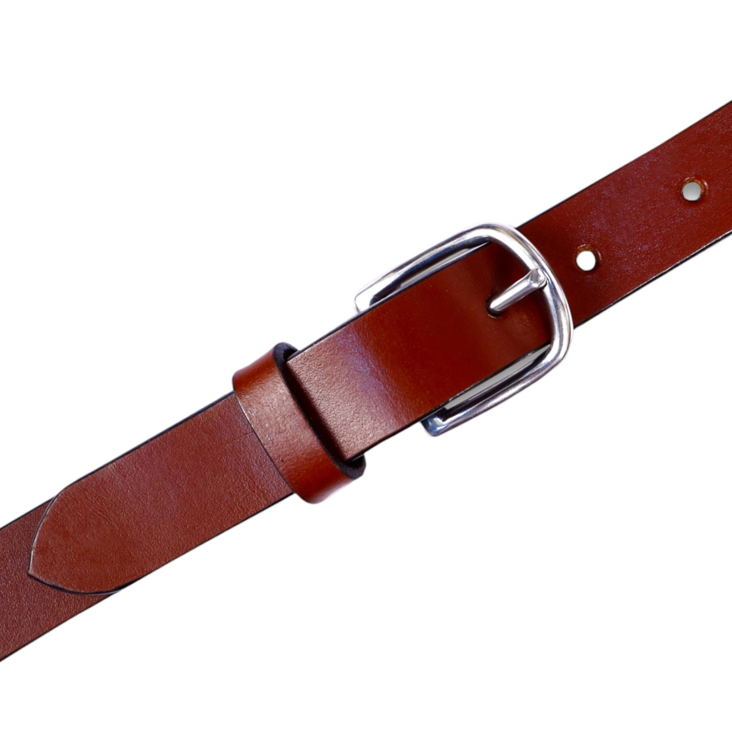 Bhokals Women Solid Brown Leather Belt