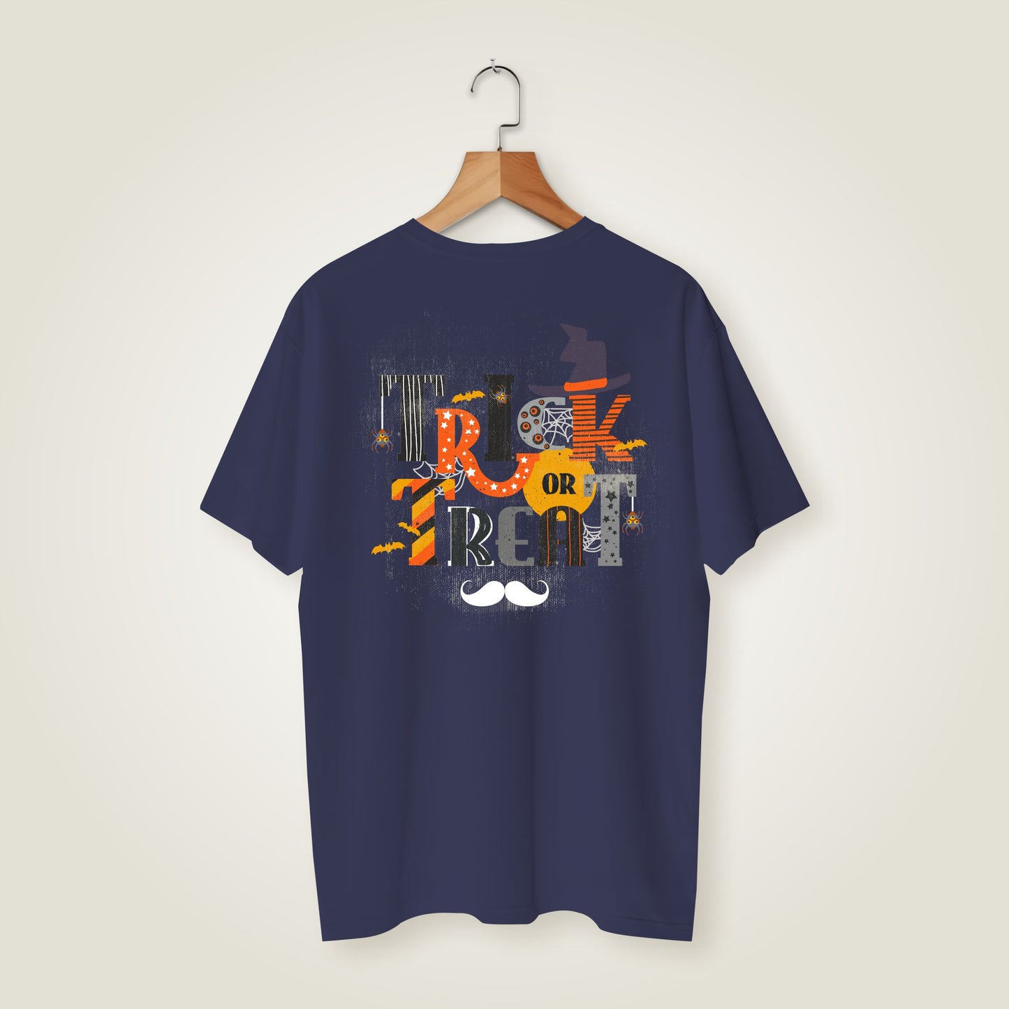 Bhokals Premium Oversized Front & Back Printed T-Shirt for Men - Trick N Treat