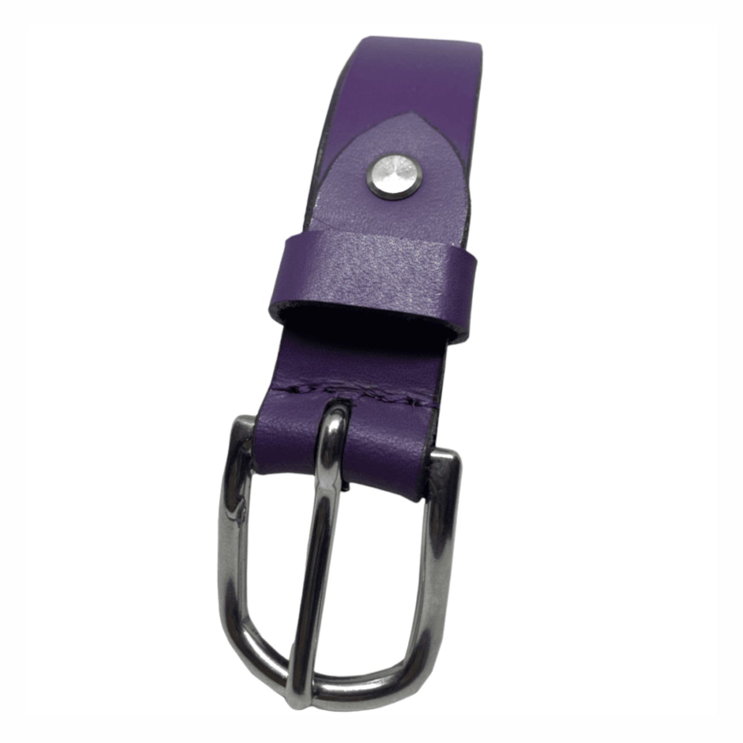 Bhokals Women Purple Leather Belt