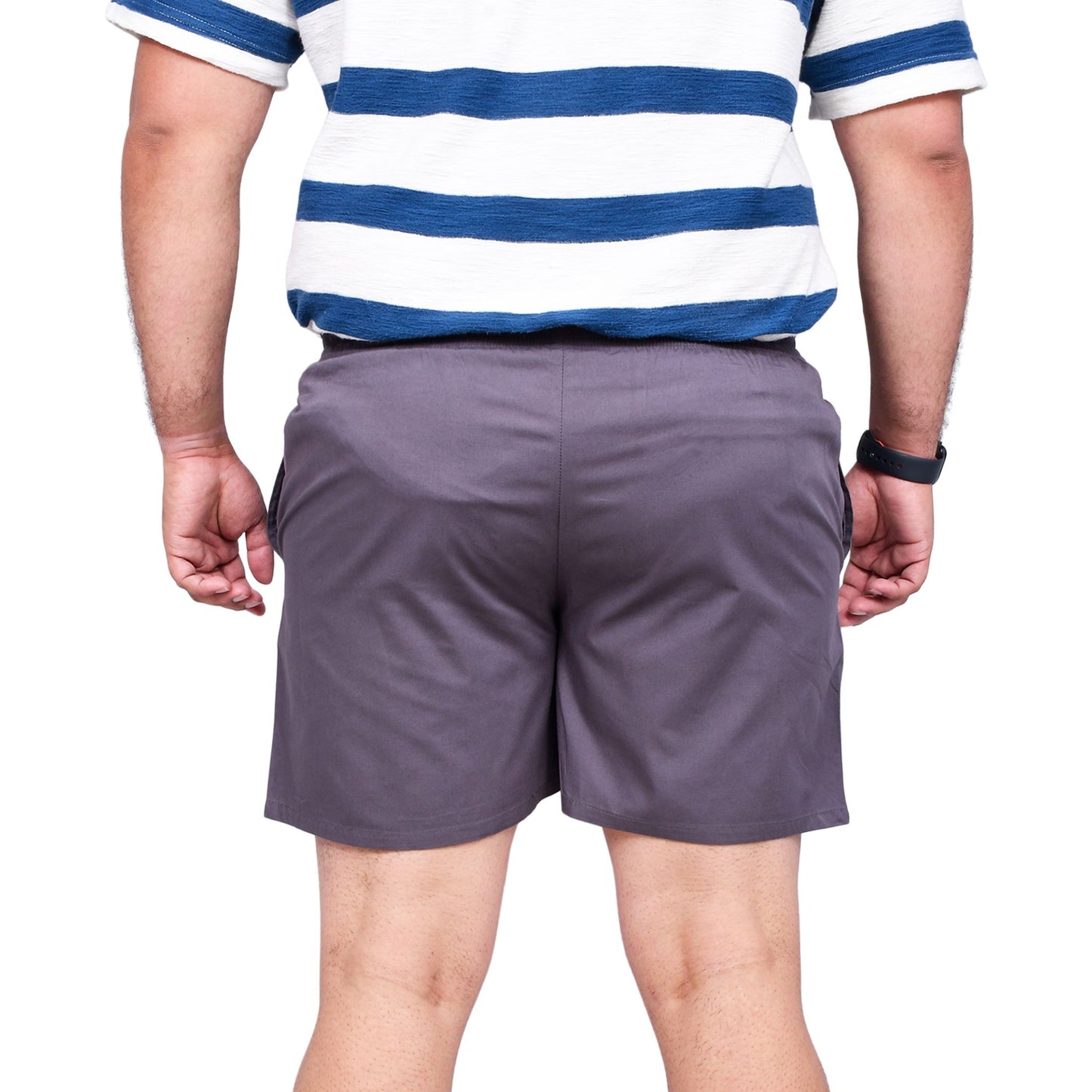 SOLID GREY PLAIN COTTON MEN BOXER