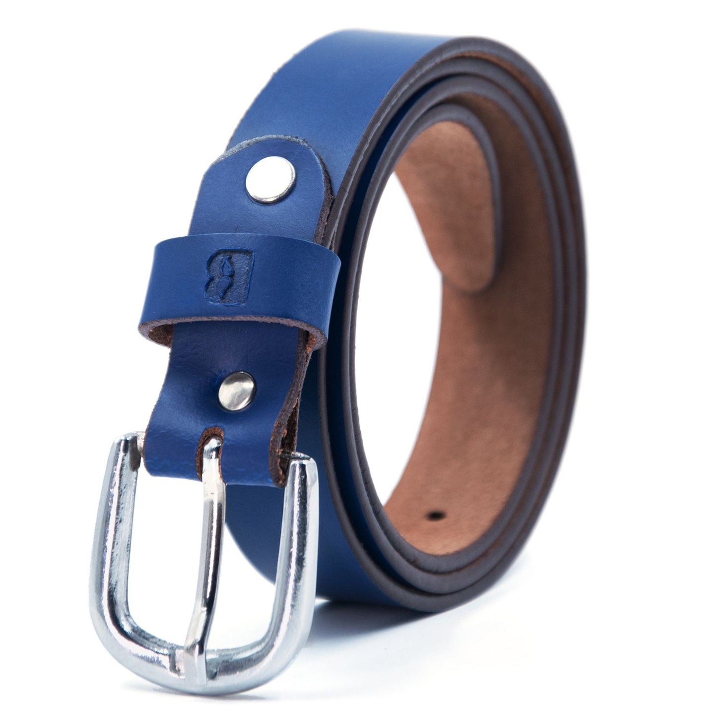 Bhokals Women Blue Leather Belt