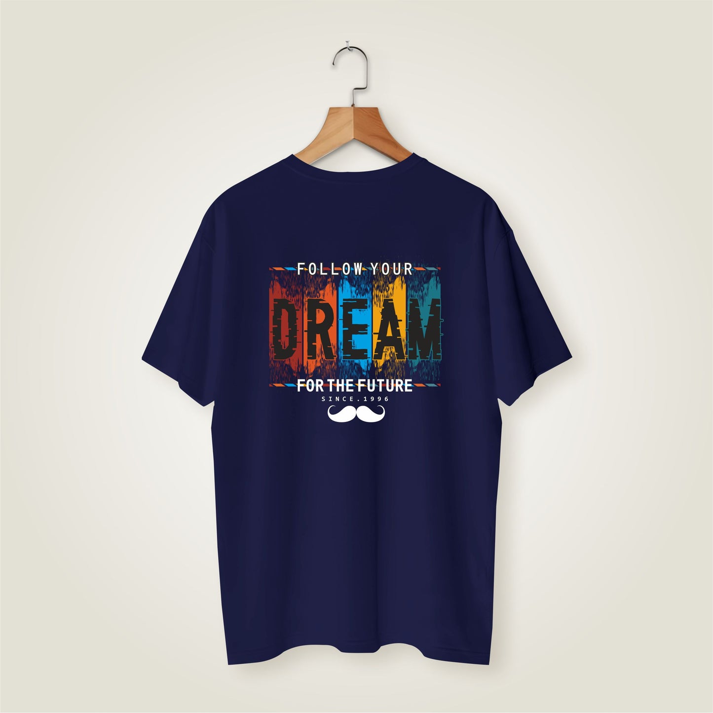 Bhokals Premium Oversized Front & Back Printed T-Shirt for Men - Dream