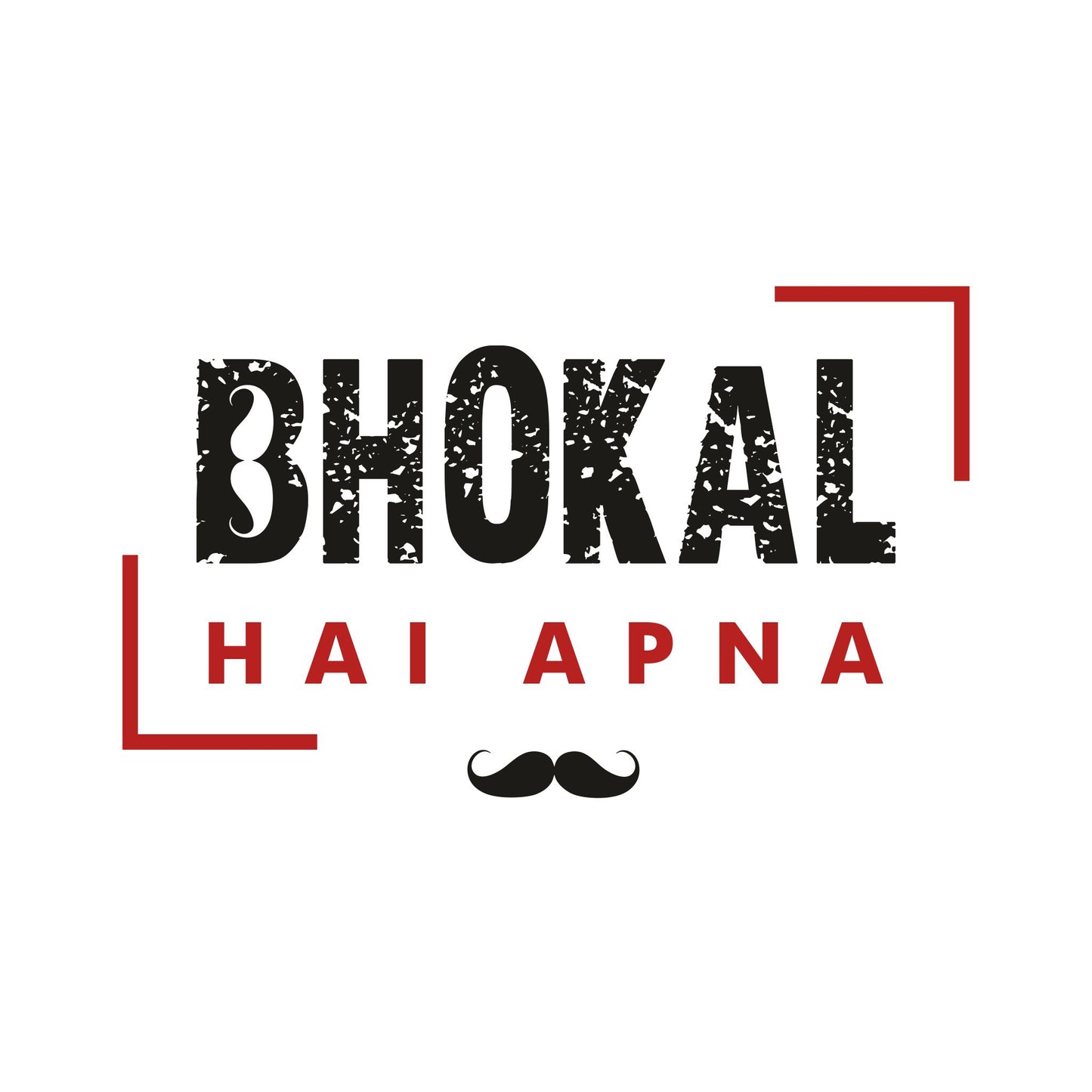 Bhokal Hai Apna Printed Round Neck Cotton Men T-Shirt