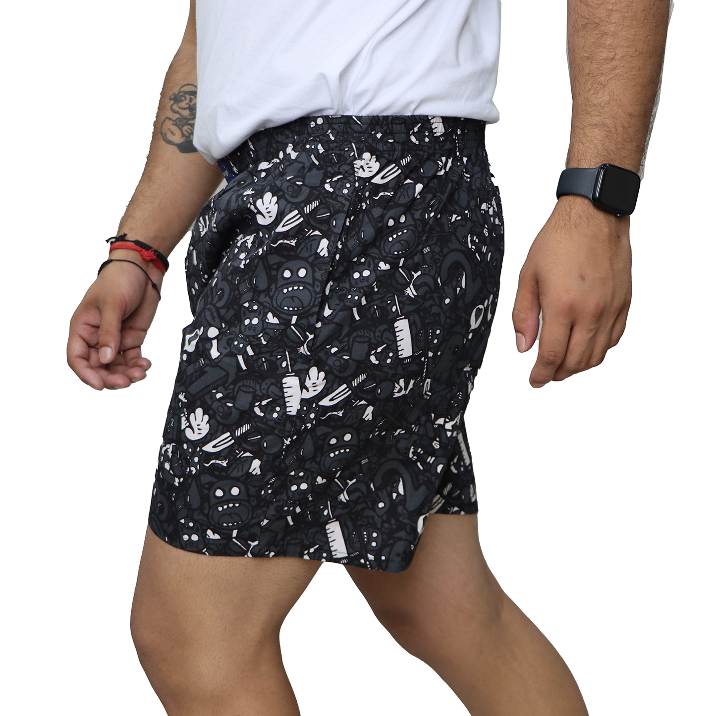 Grey Ghost Printed Cotton Boxer For Men