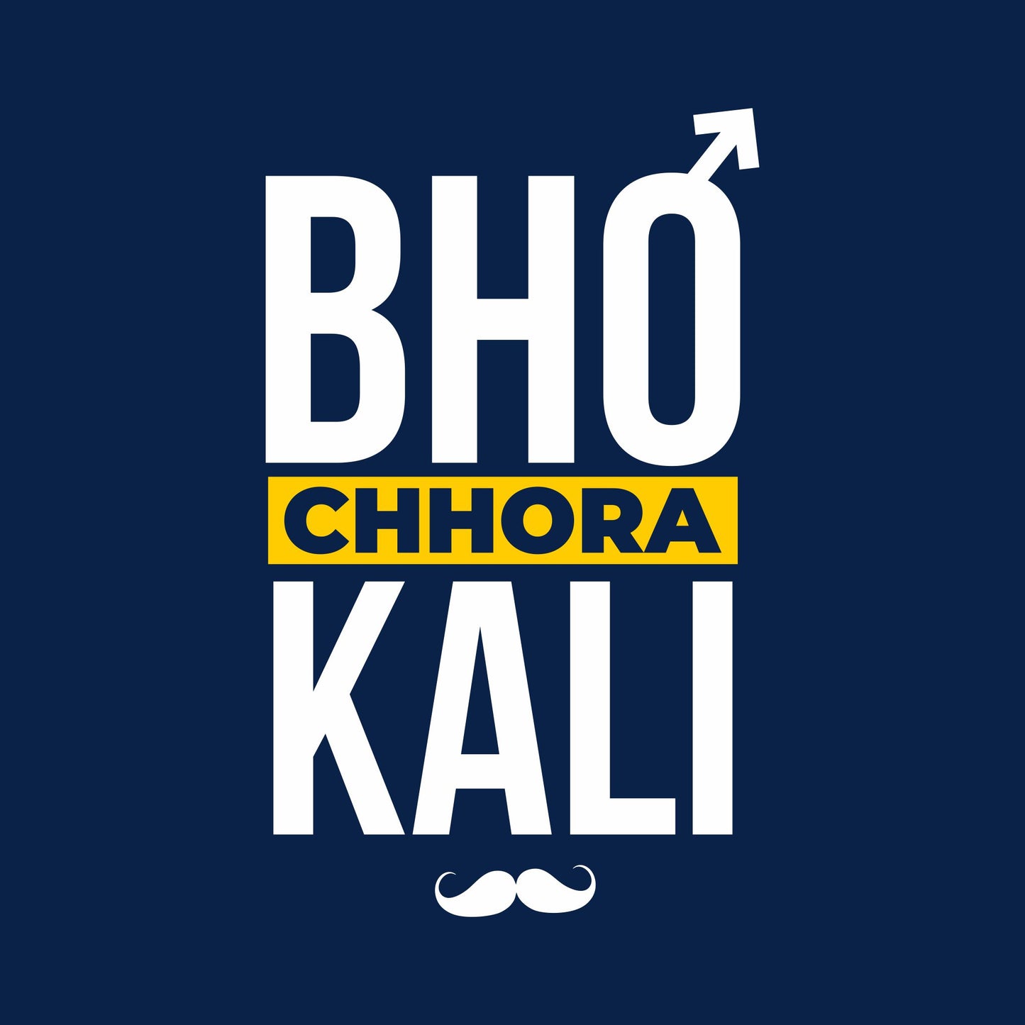 Bhokali Chora Printed Round Neck Cotton Men T-Shirt