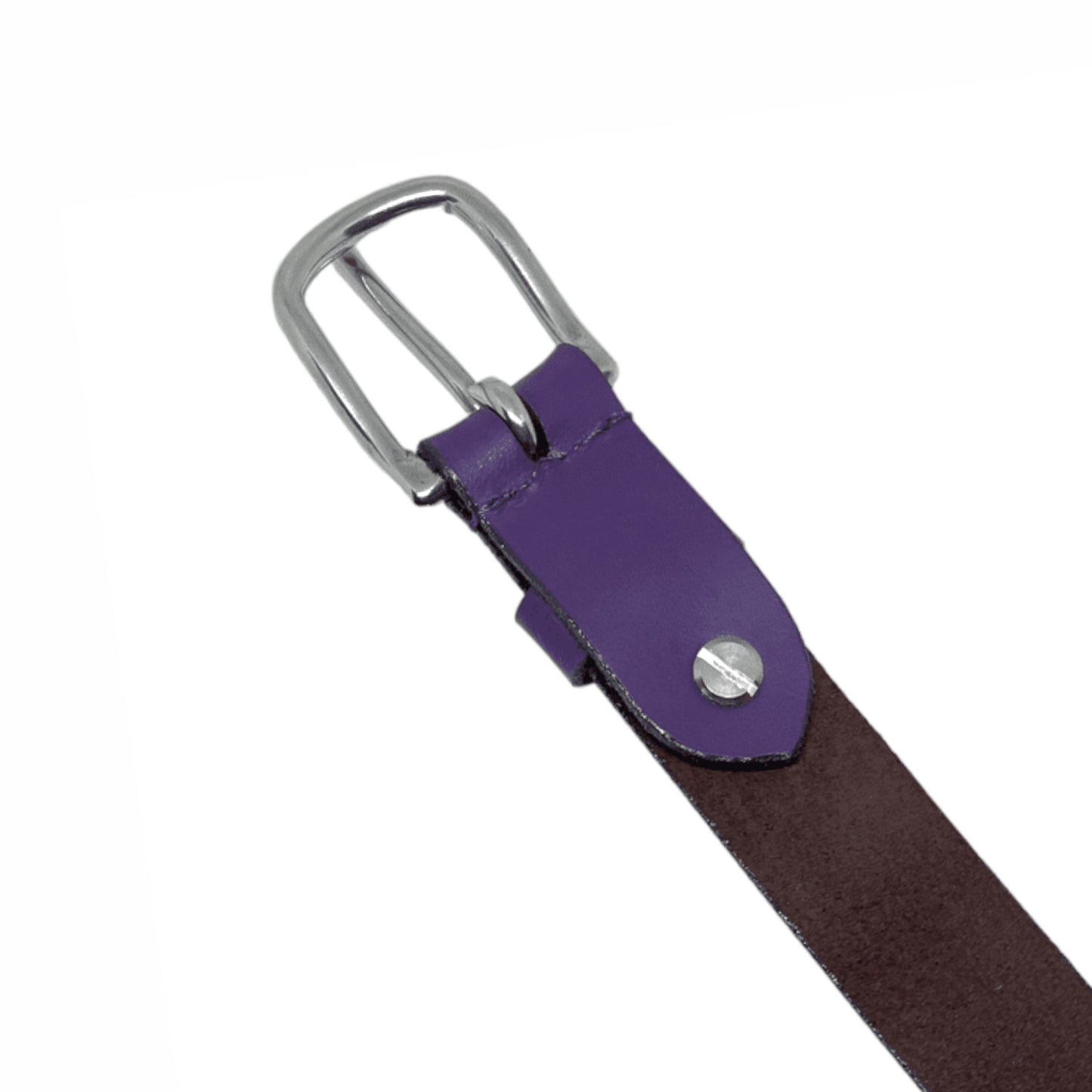 Bhokals Women Purple Leather Belt