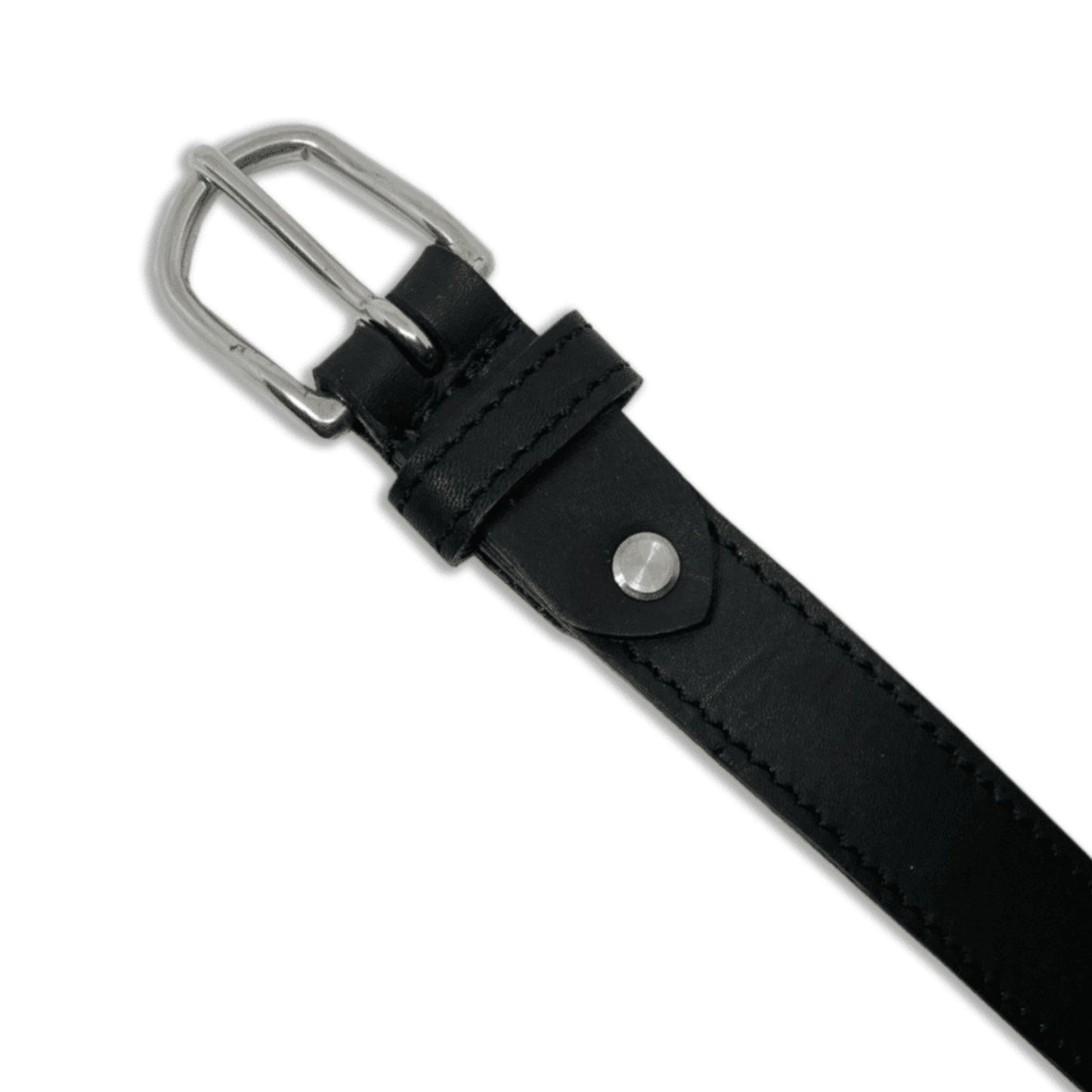 Bhokals Women Black Leather Belt