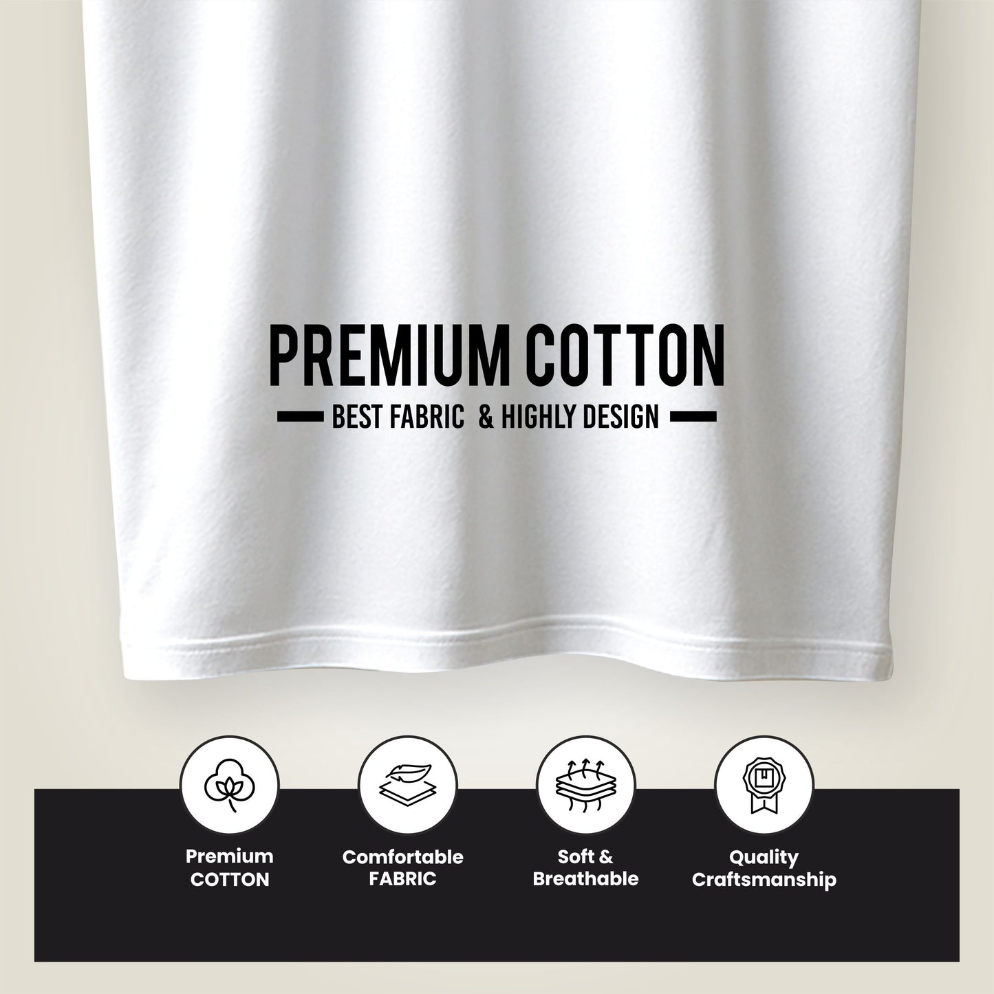 Bhokals Premium Oversized Front & Back Printed T-Shirt for Men - Dream