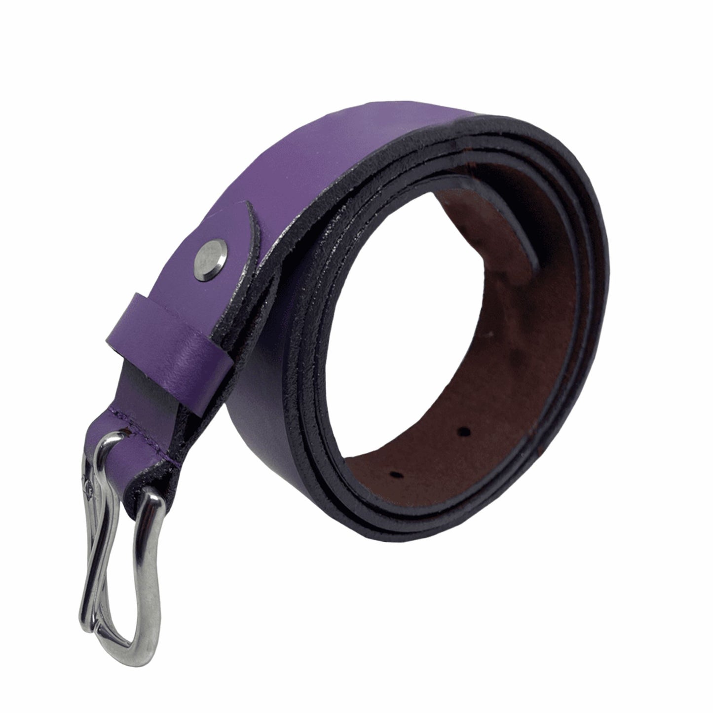 Bhokals Women Purple Leather Belt