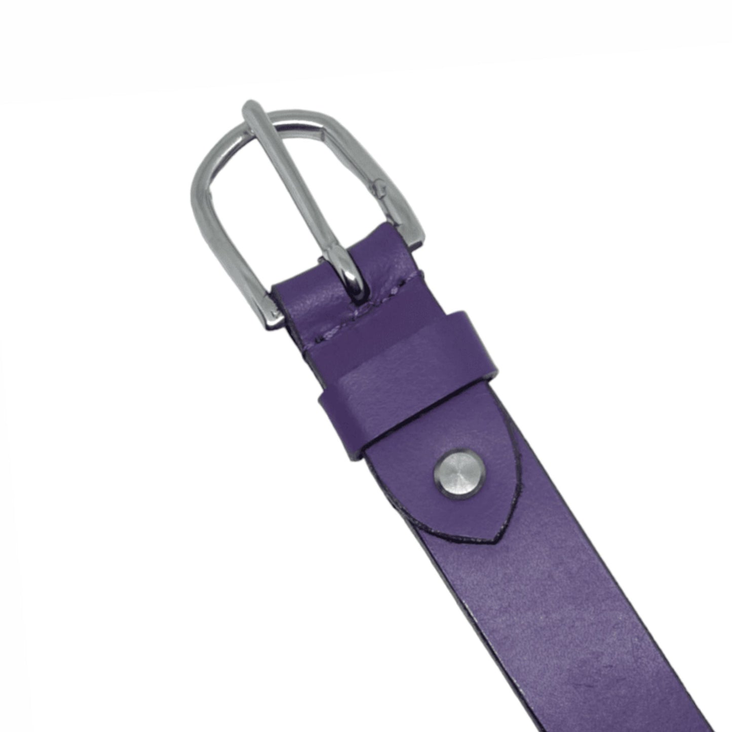 Bhokals Women Purple Leather Belt