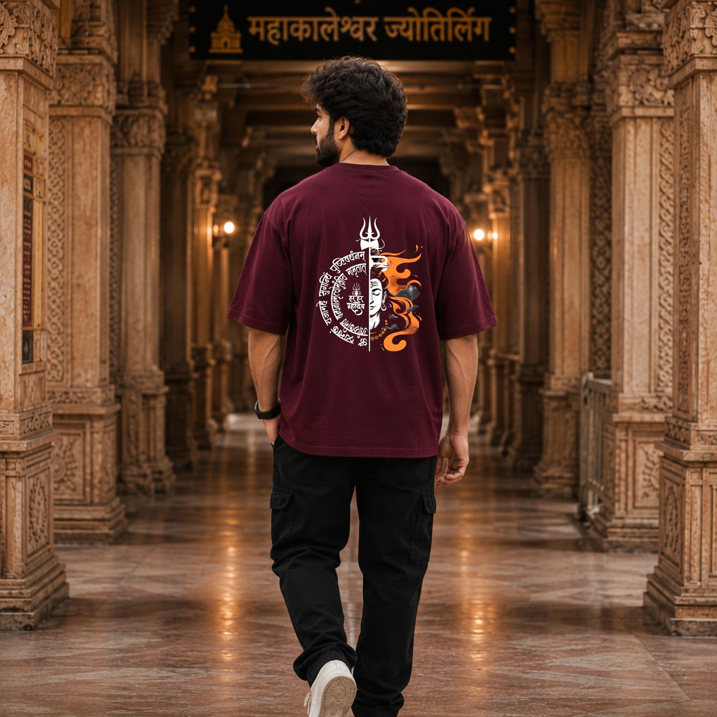 Shiv Strotam Oversized Tee