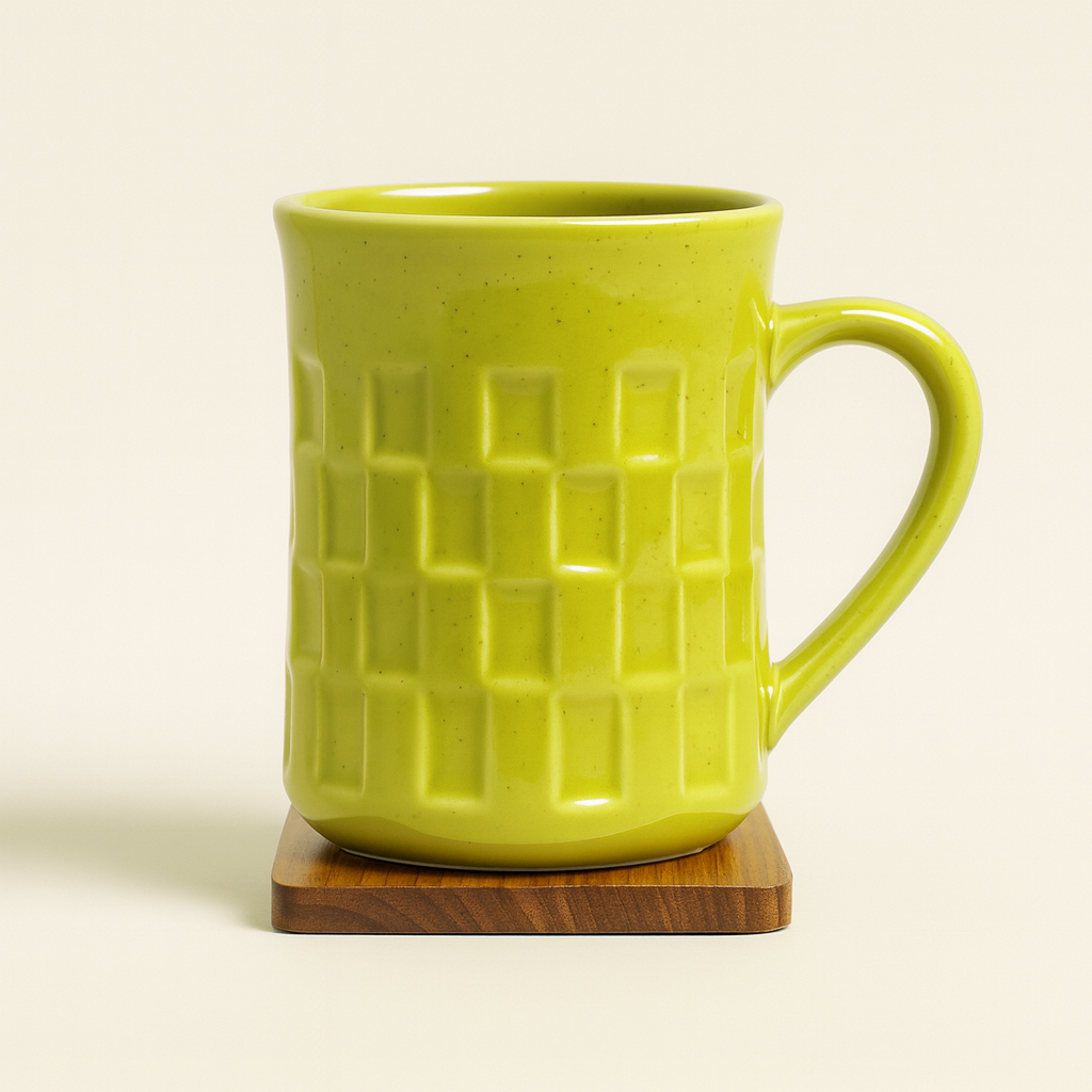 Bhokals Texture Pattern Green Coffee Mug