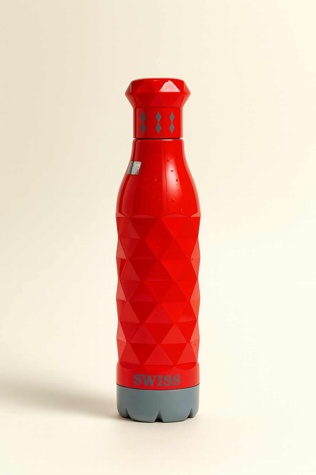 Swiss Printed Pu 750ml Red Water Bottle