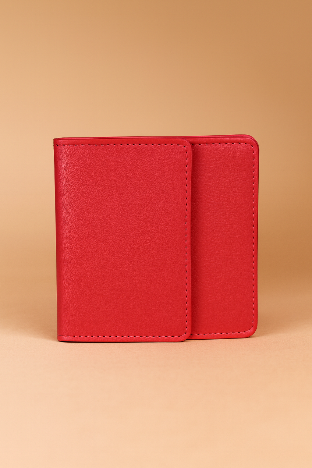 Leather Solid Pink Women Pocket Wallet