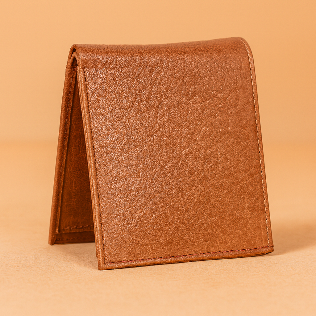 Leather Solid Brown Men Wallet
