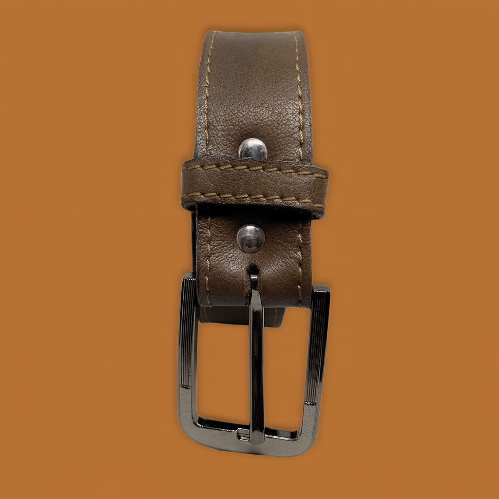 BROWN MEN BELT