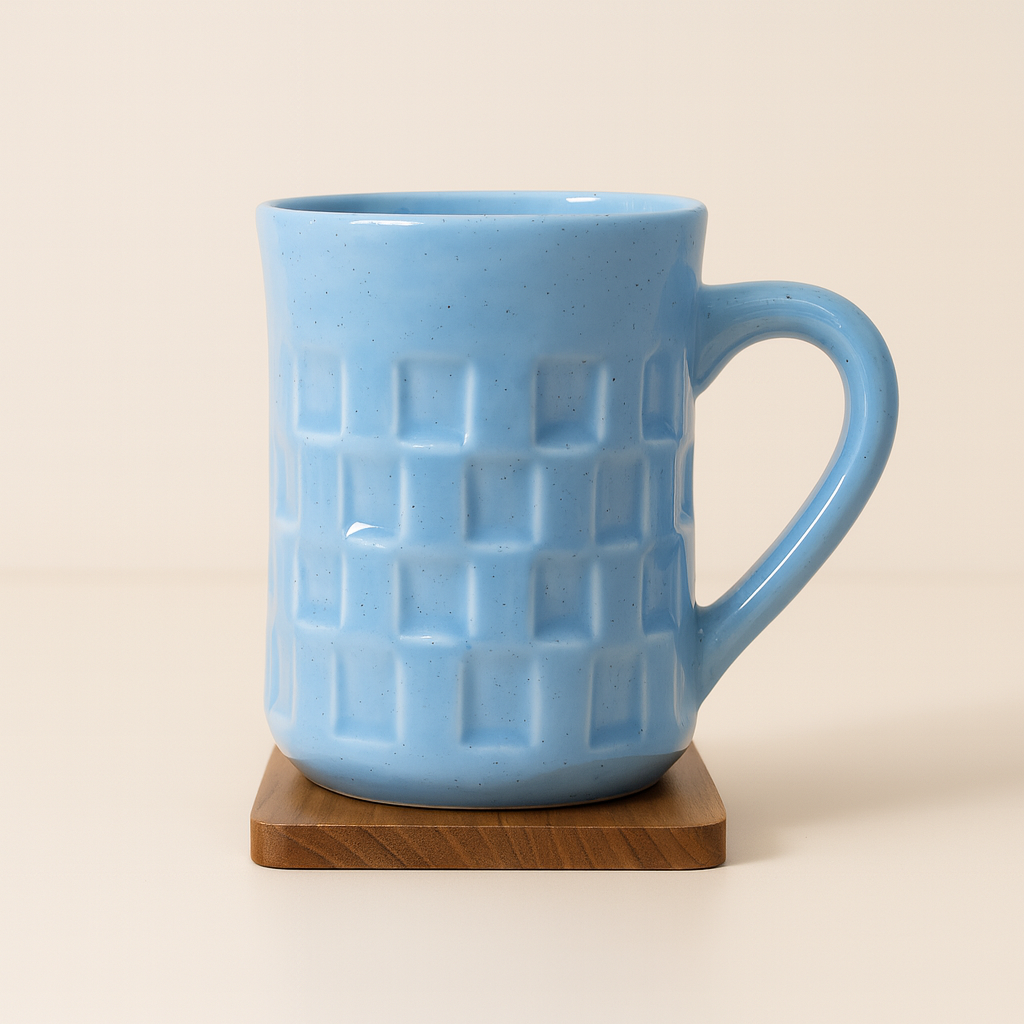 Bhokals Texture  Pattern Blue Coffee Mug