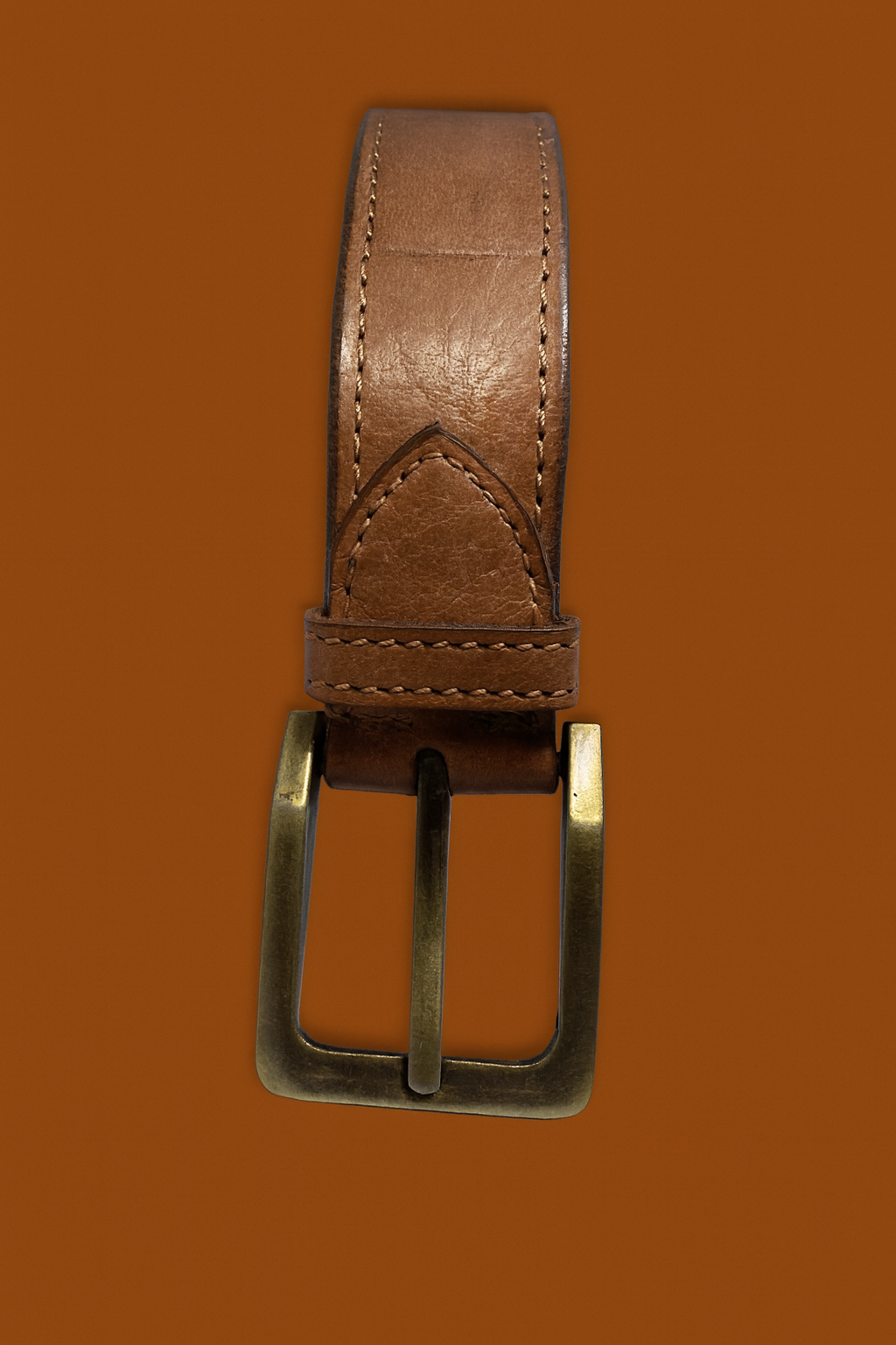 Bhokals Men Tan Leather Belt