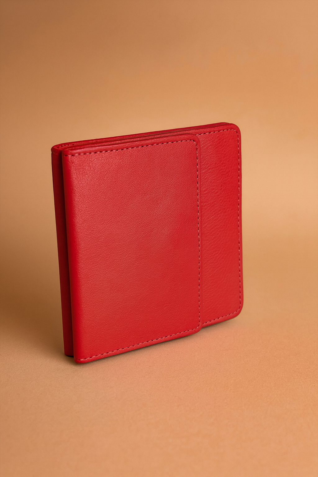 Leather Solid Pink Women Pocket Wallet