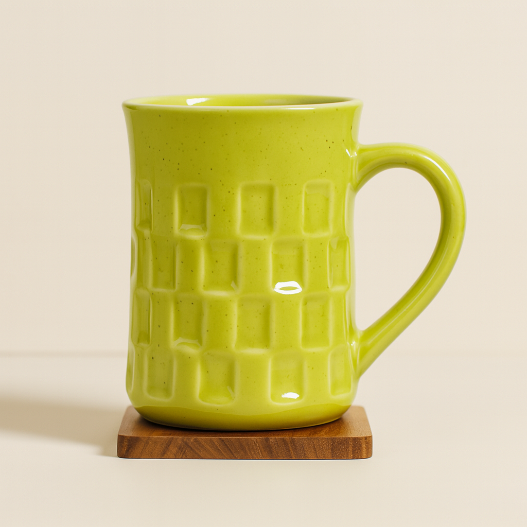 Bhokals Texture Pattern Green Coffee Mug