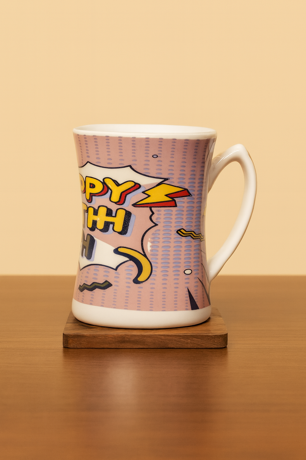 Bhokals Happy Birthday Printed White Coffee Mug