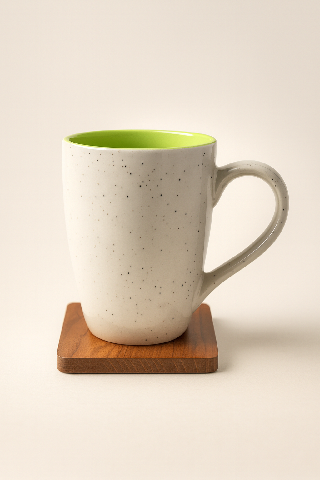 Bhokals Dots Print Green White Coffee Mug