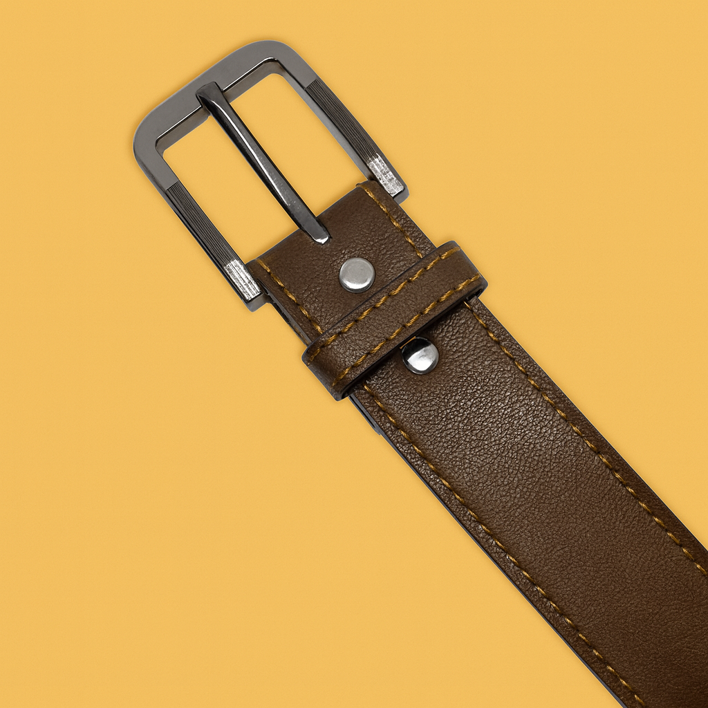 BROWN MEN BELT