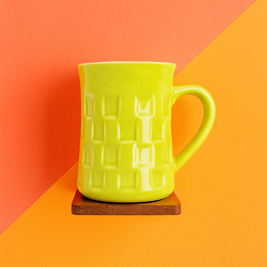 Bhokals Texture Pattern Green Coffee Mug