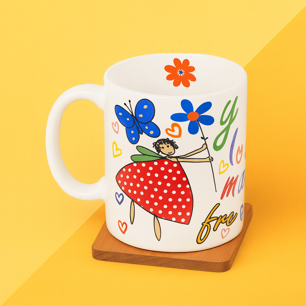 Bhokals  Friend Cartoon Printed White Coffee Mug