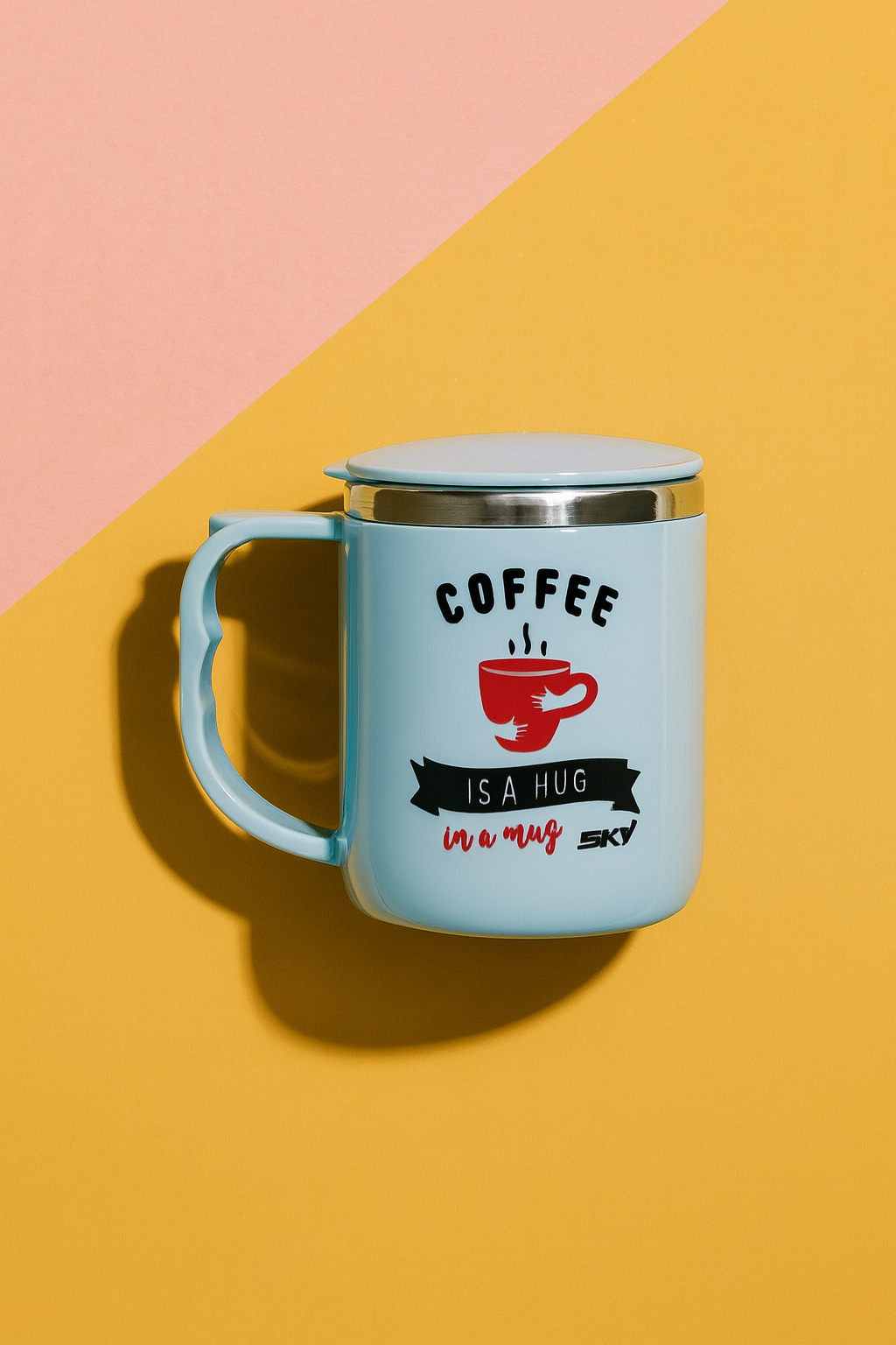 Jolly Steel Big Sky Blue Coffee Mug