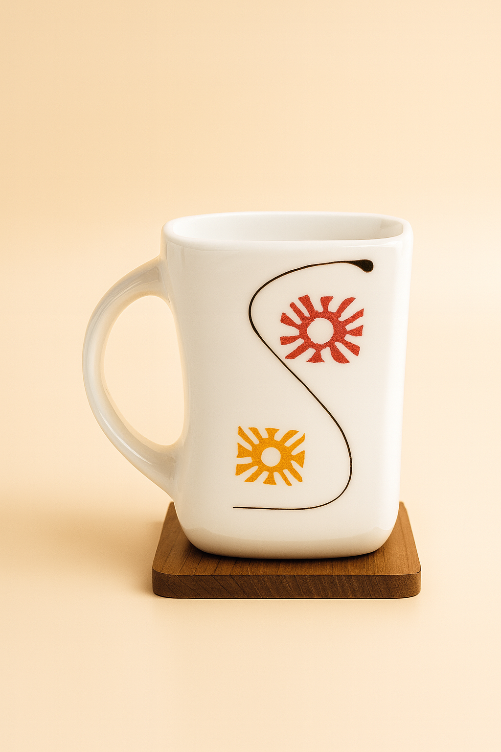 Bhokals Design Printed White Coffee Mug