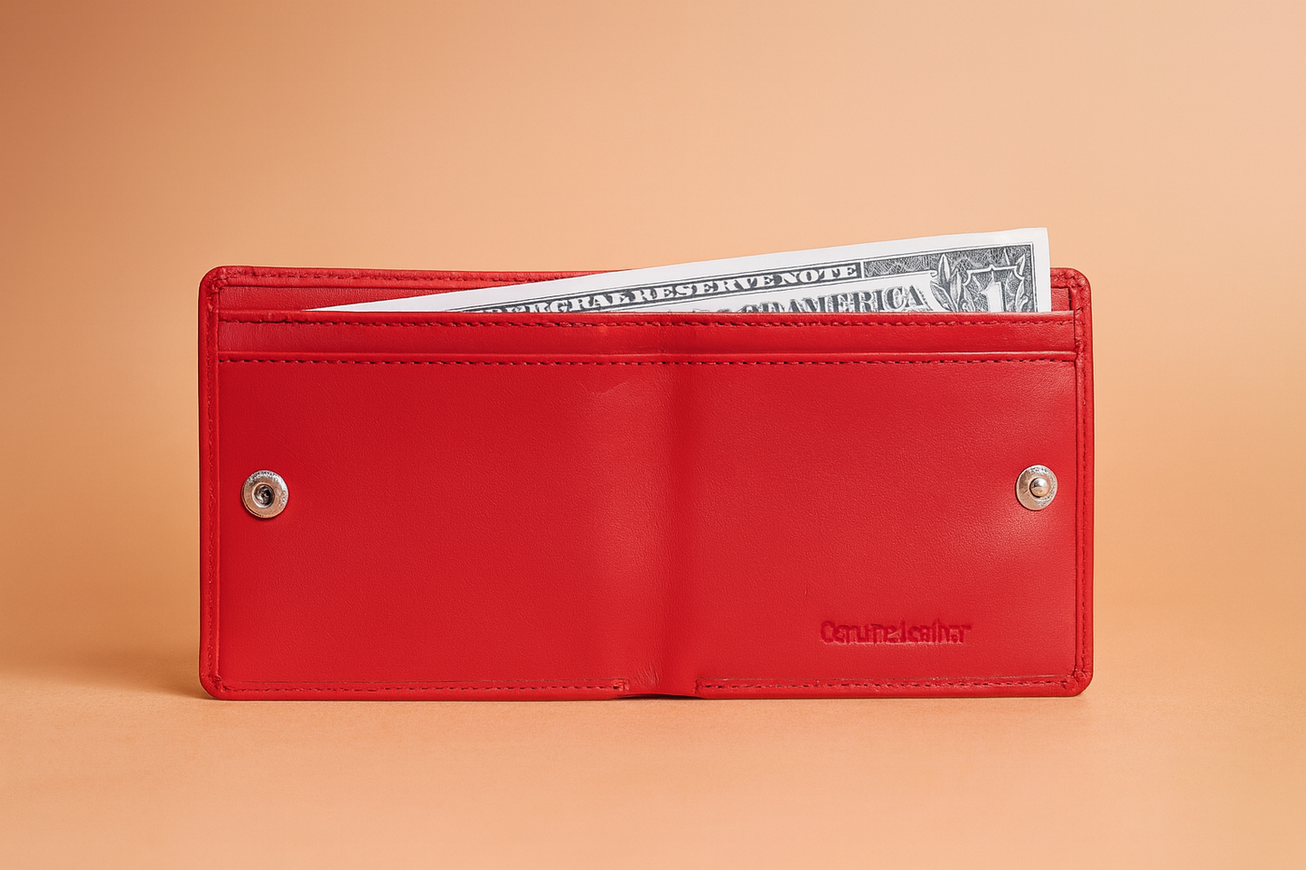 Leather Solid Pink Women Pocket Wallet