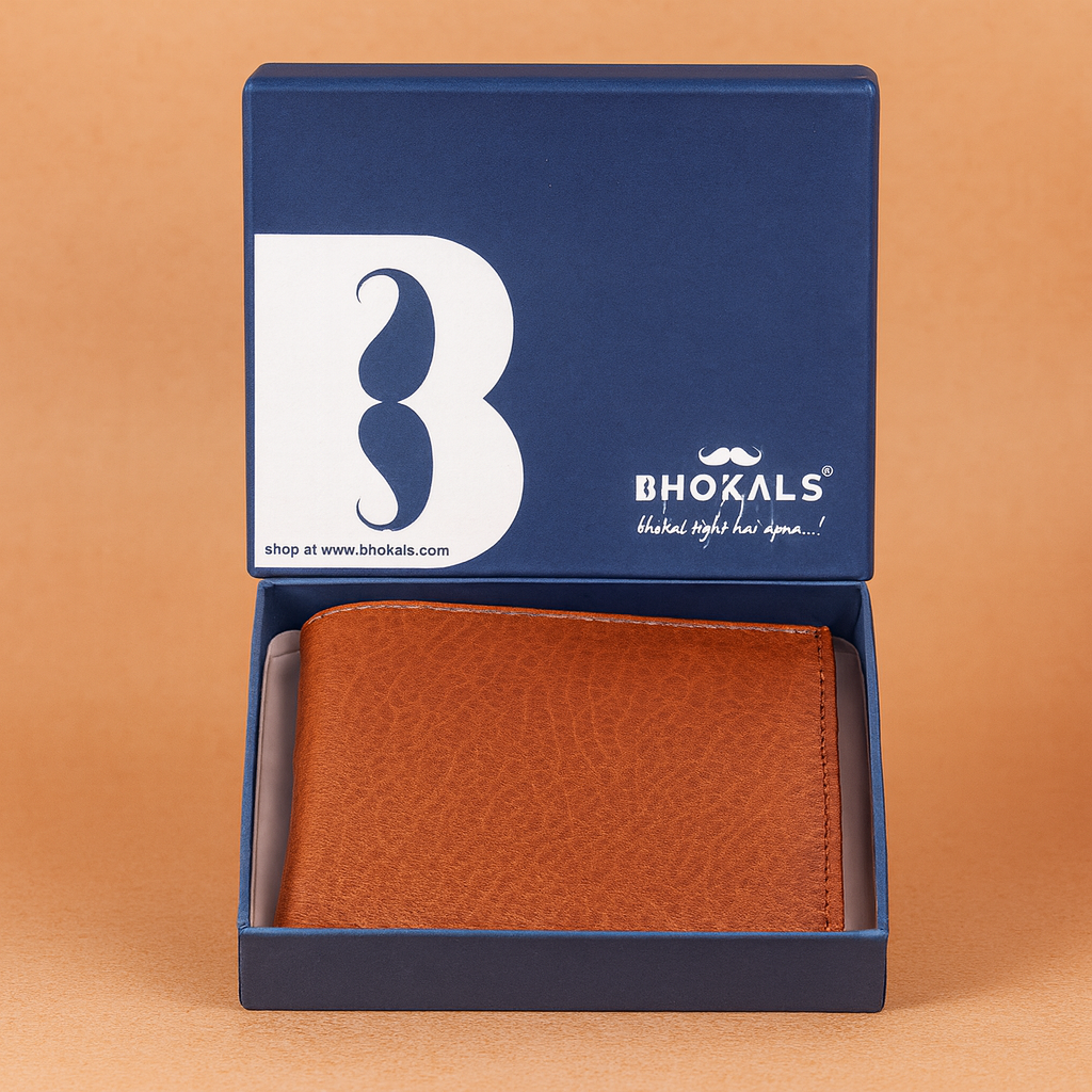 Leather Solid Brown Men Wallet