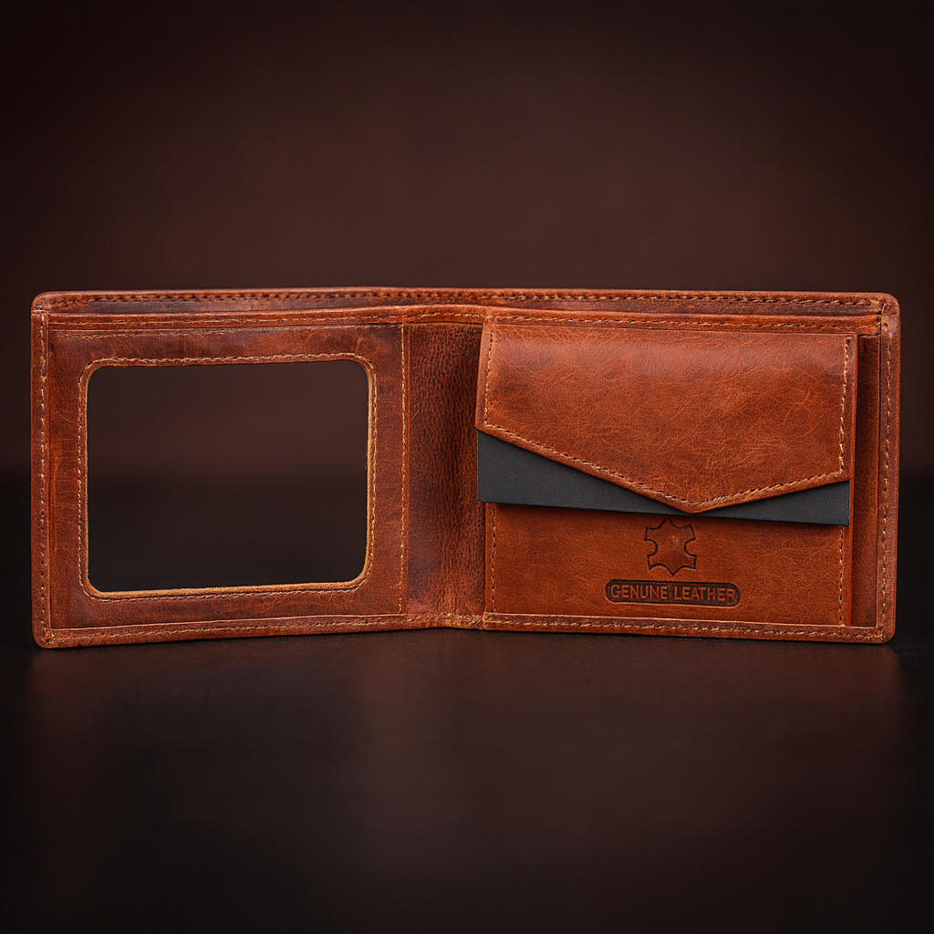 Leather Tan Men Wallet