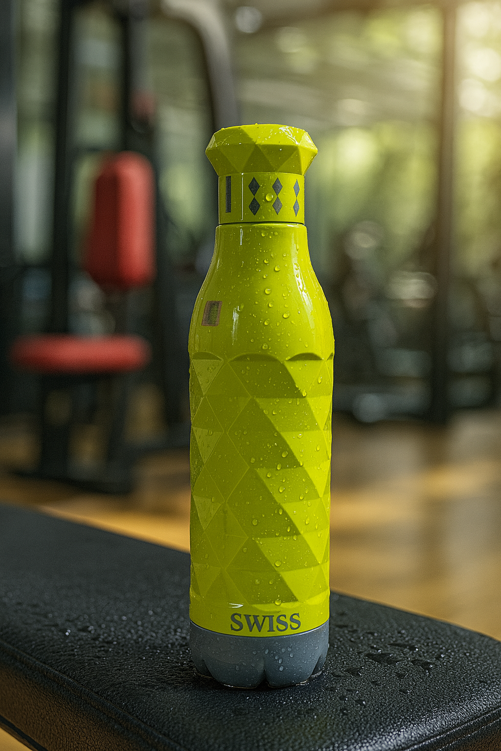 Swiss Printed Pu 750ml Green Water Bottle