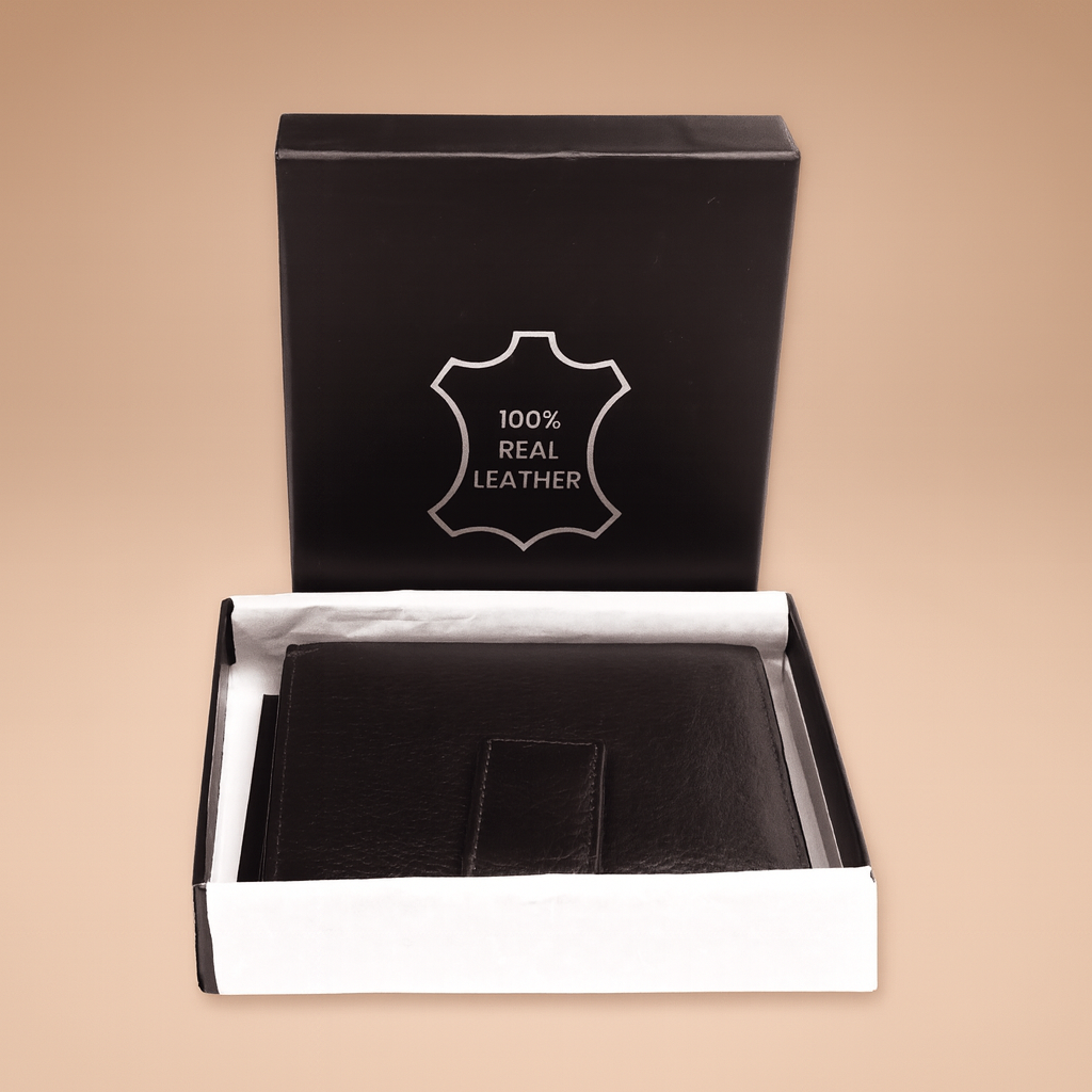 Leather Solid Black Multi Fold Women Wallet
