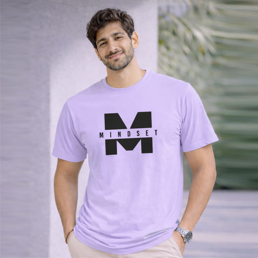 Bhokals "Mindset" Printed Round Neck, Cotton, Super Soft T-Shirt
