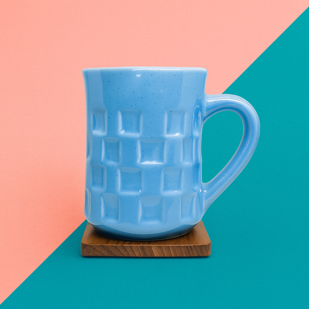 Bhokals Texture  Pattern Blue Coffee Mug