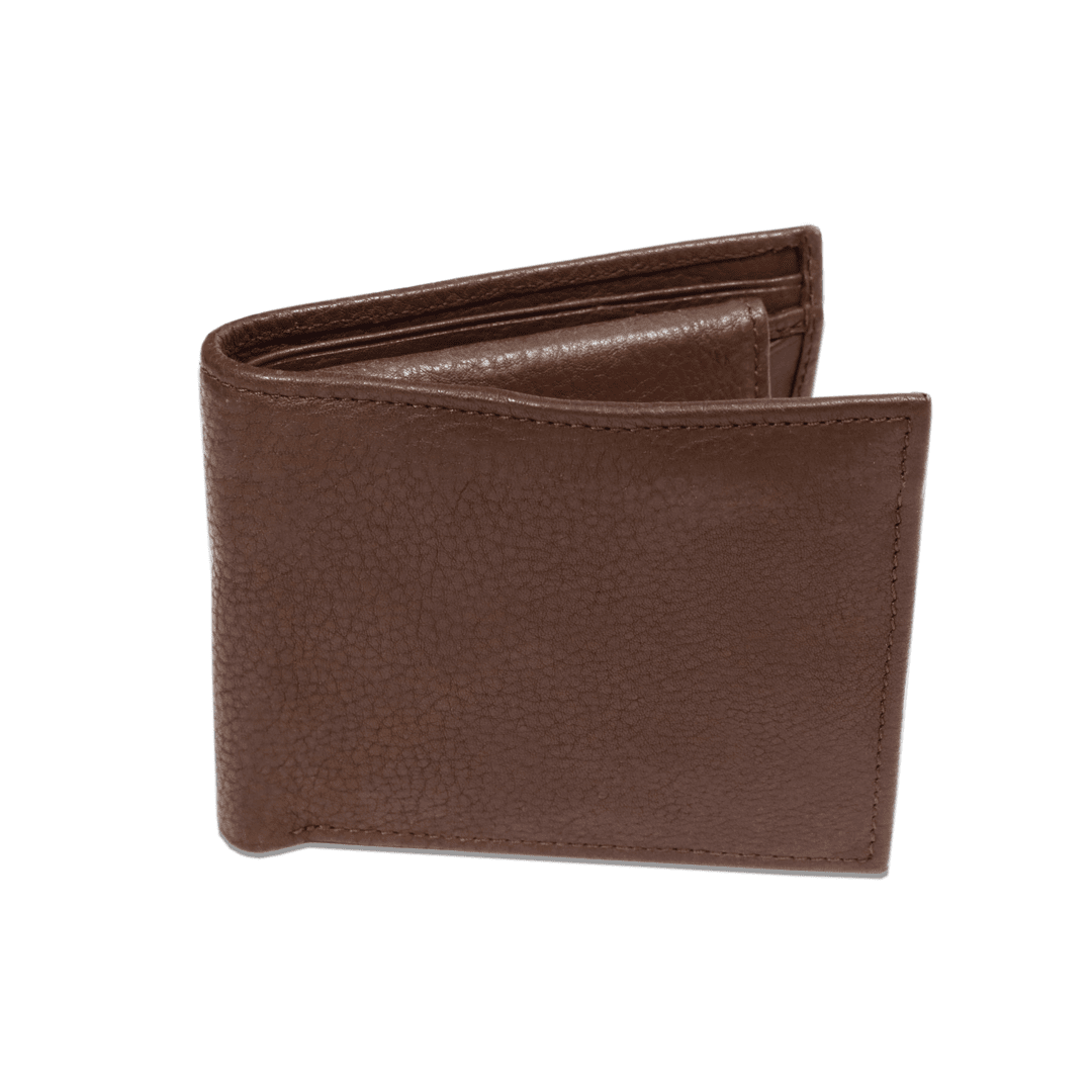 Leather Brown Zip Men Wallet
