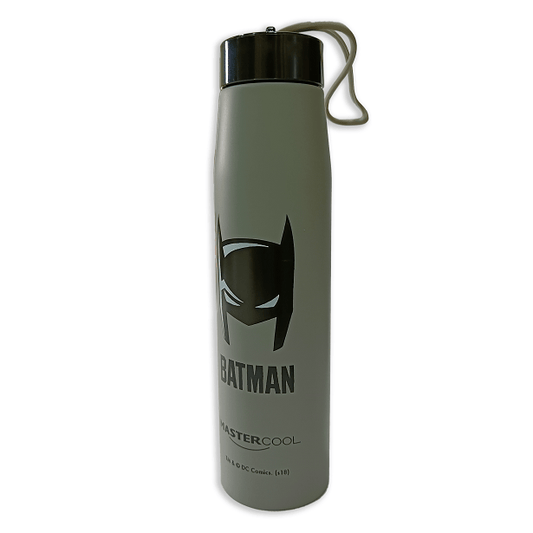 Master Cool Batman Printed Grey Steel Water Bottle