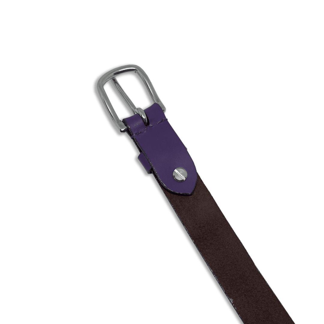 Bhokals Women Purple Leather Belt