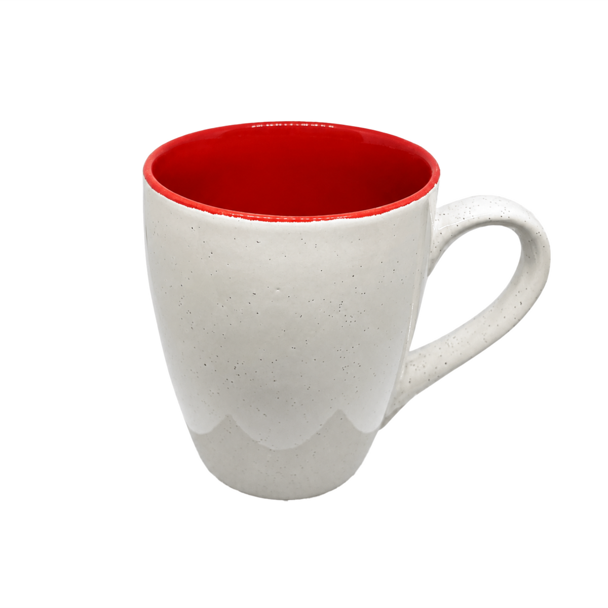 Bhokals Dots Print Tan Brown White Coffee Mug