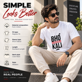 Bhokali Chora Printed Round Neck Cotton Men T-Shirt