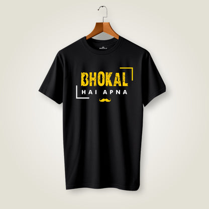 Bhokal Hai Apna Printed Round Neck Cotton Men T-Shirt