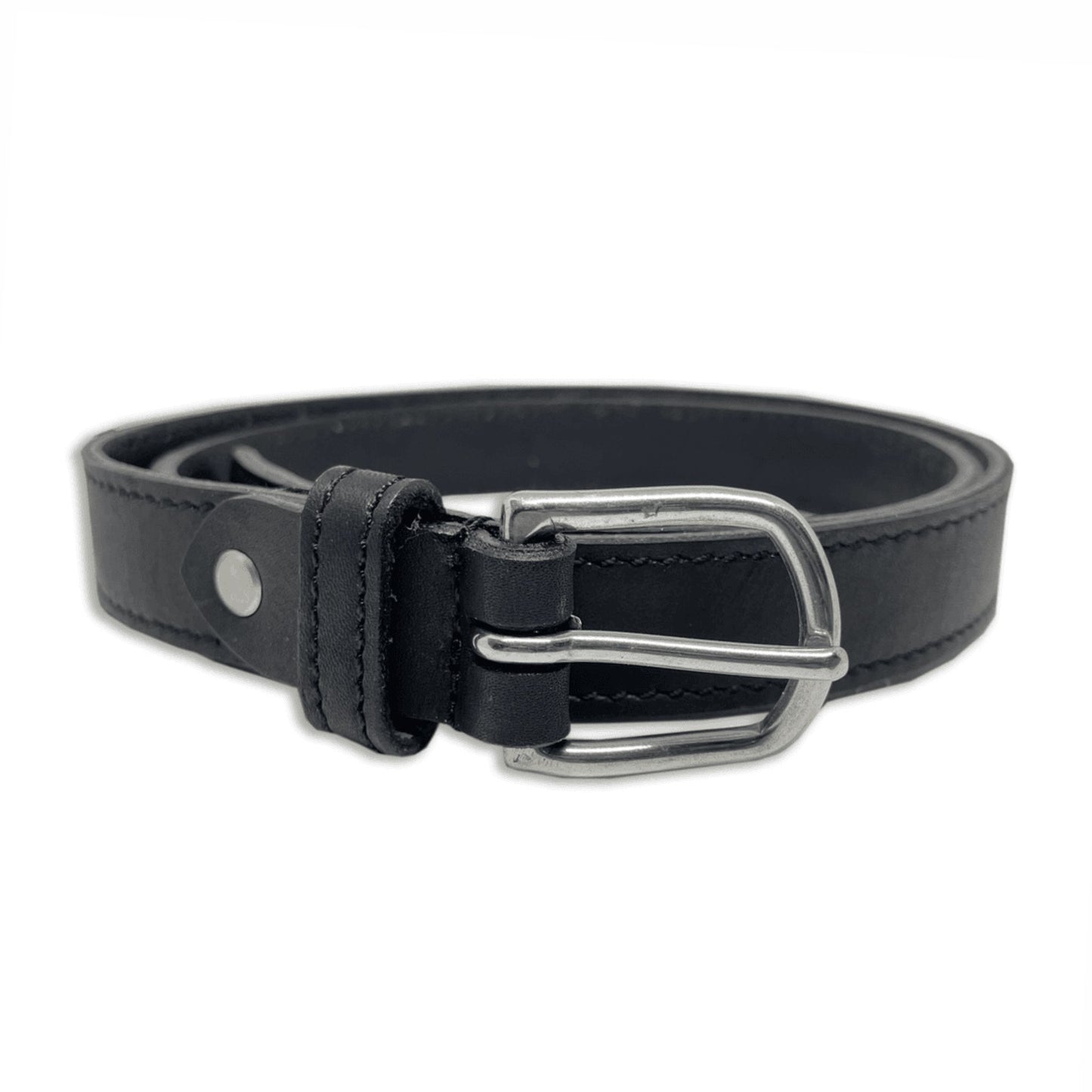 Bhokals Women Black Leather Belt