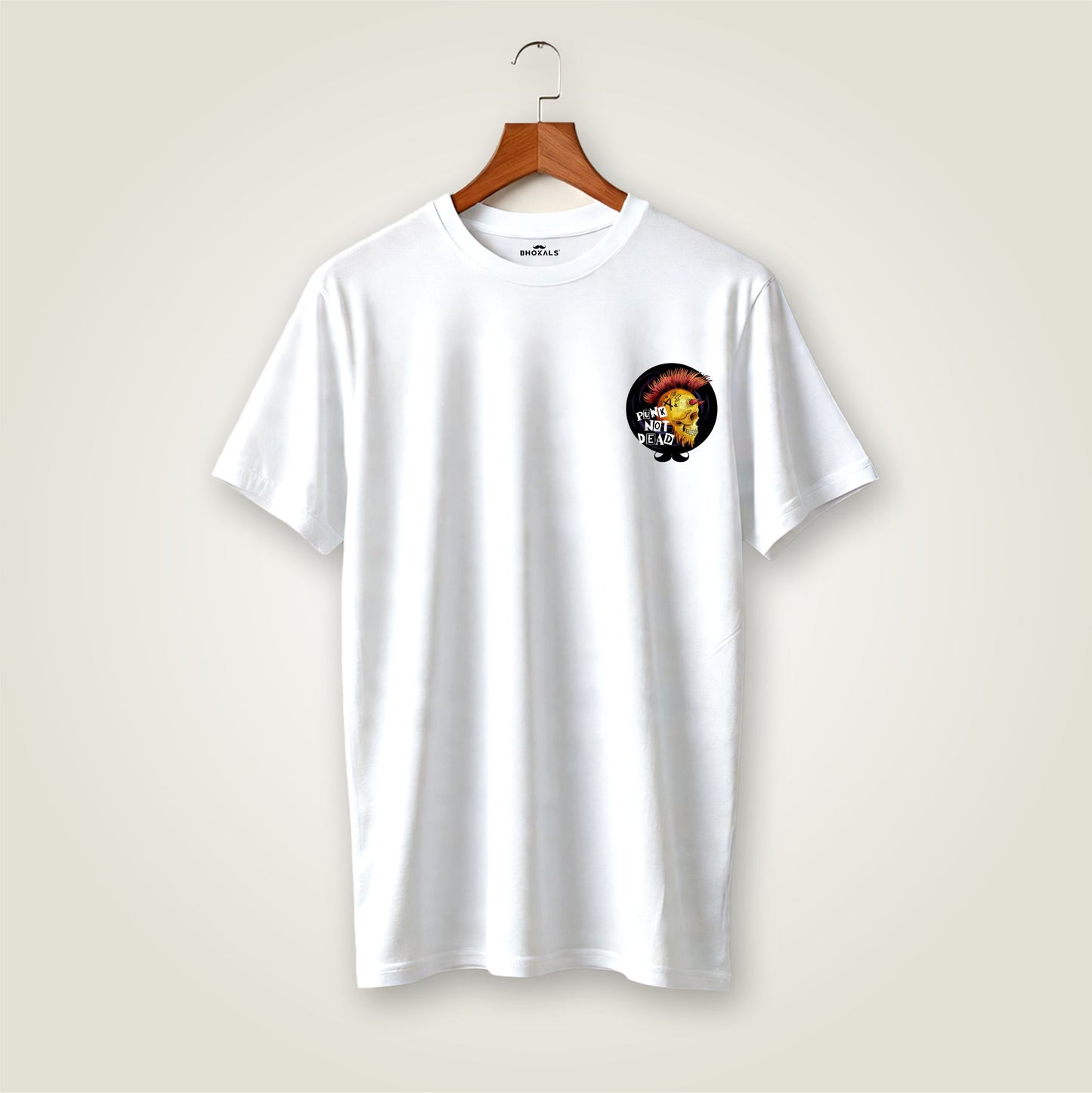 Bhokals Premium Oversized Front & Back Printed T-Shirt for Men - Punk